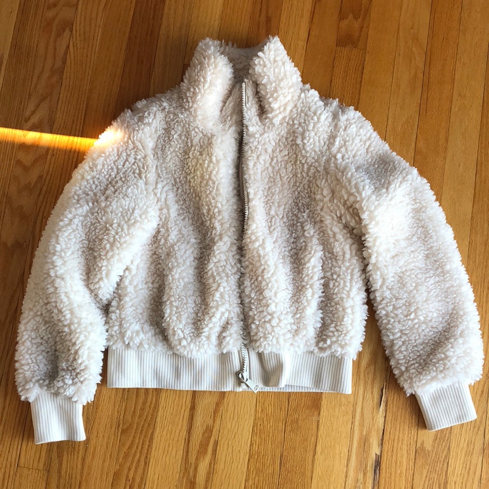 Zara Sherpa Jacket NWOT